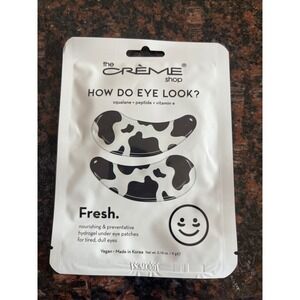 The Crème Shop How Do Eye Look? Hydrogel Eye Patches Squalane Peptide Vitamin E
